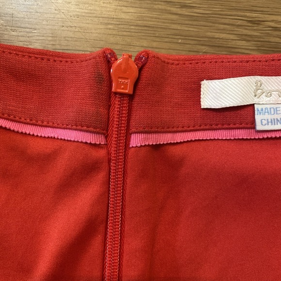 Boden Red Size 6 Dress Ruched Career Preppy Classic Short Sleeves Sheath - Picture 12 of 14